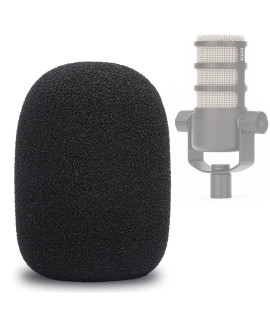 newoer PodMic Pop Filter - Mic Windscreen Foam Wind cover for Rode PodMic Podcasting Microphone to Blocks Out Plosives