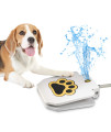 Videosystem Dog Fountain Dog Sprinkler, Outdoor Dog Drinking Water, Step On,Easy Paw Activated Drinking,Fresh Water,Sturdy,Easy to Use,Providing Constant Stream,Y Splitter Included