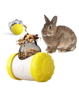 Rabbit Interactive Treat Ball, Guine Pig Interactive Toy and Meal Dispenser, Helps Regulate pet gastrointestinal Problems, Improve Digestion and Fight Obesity, Can Use with Food or Treats