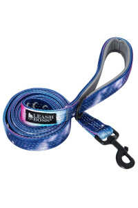 Leashboss 6ft Dog Leash | Ultra Comfort Double-Thick Soft Padded Handle | Reflective Leash for Large Dogs, Medium Dogs | Heavy Duty Leash for Large Breed Dogs | Nylon Leash for Small Dogs/Puppies