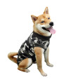 Lianzimau Dog Surgical Recovery Suit Onesie Breathable Abdominal Wounds and Protect Skin Anti Licking Cone E Collar Alternative After Post-Operation Wear
