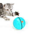 Interactive Cat Toys Ball with LED Light, 360 Degree Self Auto Rotating Intelligent Ball, Smart USB Rechargeable Spinning Cat Ball Toy,Stimulate Hunting Instinct Kitten Funny Chaser Roller Pet Toy