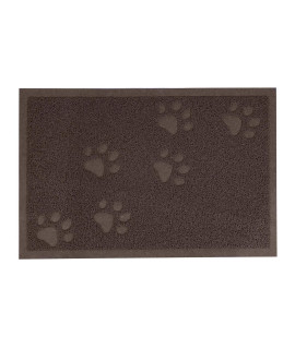 Darkyazi Cat Litter Box Mat for Floor Litter Trapping Mat Non-Slip Backing, Scatter Control, Easy Clean, Water Resistant, Soft on Paws (15.75 x 11.75,Coffee)