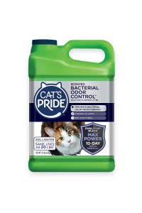 Cat's Pride Max Power: Bacterial Odor Control - Up to 10 Days of Powerful Odor Control - Strong Clumping - 99% Dust Free - Multi-Cat Litter, Scented, 15 Pounds