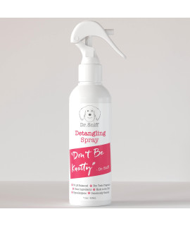 Dr. Sniff Detangling Spray - Waterless Grooming Mist for Dogs & Cats, Tangle & Mat Prevention, Soothes & Moisturizes Dry Fur, Enhances Shine, USA-Made, 7.1oz