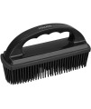 Vitazoo Pet Hair Remover Brush for Couch & Carpet in Black- Cat Hair Remover for Clothes with Soft Bristles - Dog Fur Remover for Car Interior and Home Furniture