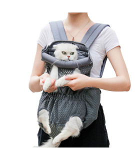 Dog Carrier Backpack - Legs Out Front-Facing Dog Hiking Backpack for Small Medium Large Dogs Cats, Hands-Free Dog Travel Backpack Safe for Walking Hiking Bike and Motorcycle