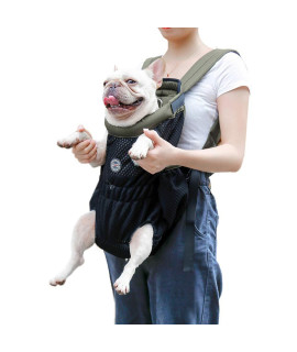 Dog Carrier Backpack - Legs Out Front-Facing Dog Hiking Backpack for Small Medium Large Dogs Cats, Hands-Free Dog Travel Backpack Safe for Walking Hiking Bike and Motorcycle