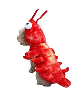 Lobster Dog Costume - Halloween Lobster Costume for Dogs, Halloween Costumes for Small Medium Large Dogs Lobster Pet Halloween Costumes Dog Cosplay Costume for Christmas Special Events Photo Props