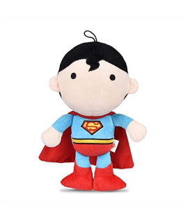 DC Comics for Pets Superman Large Plush Figure Dog Toy Squeaky Plush Dog Chew Toy for All Dogs Fun, Soft, and Safe Jumbo Size Superman Dog Toy, 12 Inch