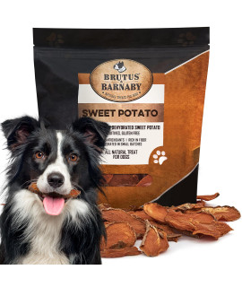 Sweet Potato Slices For Dogs - Single Ingredient Grain Free Dog Treats, Best High Anti-Oxidant Healthy 100% Natural Thick Cut Dried Sweet Potato Dog Treats With No Added Preservatives (5lb)