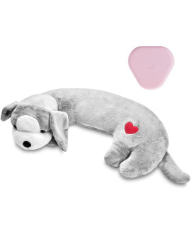 Moropaky Hearbeat Toy for Dog Anxiety Relief Behavioral Training Aid Toy, Grey