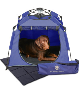 POP 'N GO Pet Playpen for Dogs and Cats - 39 x 33 Inch Dog Tent w/Carrying Bag - Outdoor Cat Enclosures Pets - Dog Travel Accessories for Camping - Navy
