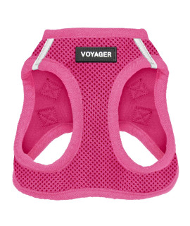 Voyager Step-in Air Dog Harness - All Weather Mesh Step in Vest Harness for Small and Medium Dogs by Best Pet Supplies - Harness (Fuchsia), Small