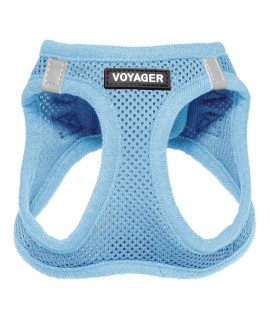 Voyager Step-in Air Dog Harness - All Weather Mesh Step in Vest Harness for Small and Medium Dogs by Best Pet Supplies - Harness (Baby Blue), X-Large