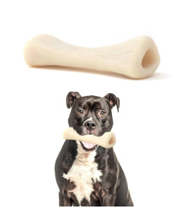 PETSLA Dog Toys for Aggressive Chewers Large Breed Durable Dog Toys Made with Nylon Tough Dog Toy for Large Medium Dogs Teething Puppies (The Bone, Large to X Large Dogs)