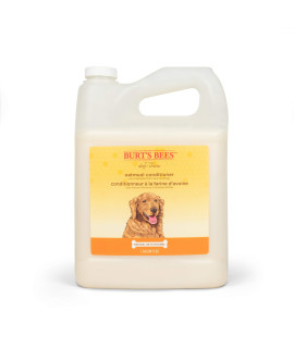 Burt's Bees for Pets Natural Oatmeal Conditioner with Colloidal Oat Flour and Honey Oatmeal Dog Conditioner, 1 Gallon Cruelty Free, Sulfate & Paraben Free, Soothing Dog Conditioner for All Dogs
