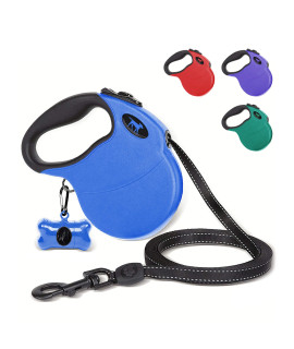 Tuff Pupper Heavy Duty Retractable Dog Leash 16 ft Dog Leash with Reflective Stitching for Nighttime Safety One Button Lock and Release Comfortable Hand Grip for Dogs Up to 120 lbs