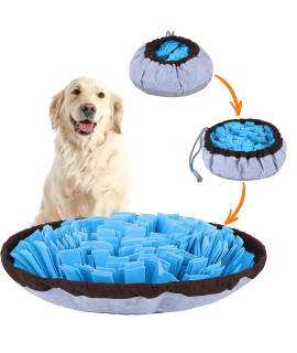PET ARENA Adjustable Snuffle Foraging mat, Dog Mental Puzzle Interactive Stimulation Toys for Smell Training and Slow Eating, Stress Relief for Feeding, Dog