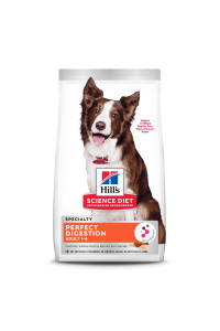 Hill's Science Diet Dry Dog Food, Adult, Perfect Digestion, Chicken, Brown Rice, & Whole Oats Recipe, 3.5 lb. Bag