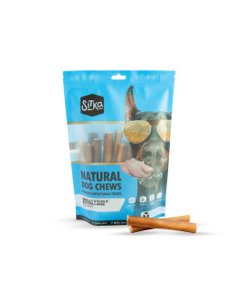 SITKA Farms Bully Sticks XL 6 inch - 10 Count - Premium Natural Single Ingredient for Aggressive Chewers - High Protein Long Lasting Treats