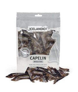 Icelandic Capelin Whole Fish and Pieces Cat Treat 1.5Oz Bag