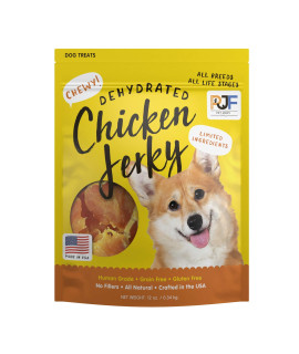 Pet Jerky Factory Premium Dog Treats 100% Human Grade USA Made Grain Free Whole Muscle Chicken, 12 oz.