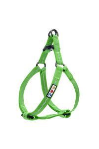 Pawtitas Recycled Dog Harness with Reflective Stitched a Puppy Harness Made from Plastic Bottles Collected from Oceans Small Earth Green