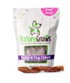 Nature Gnaws - Beef Jerky Springs for Dogs - Premium Natural Beef Gullet Sticks - Simple Single Ingredient Tasty Dog Chew Treats - Rawhide Free - 8 Inch