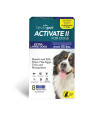 Activate II Flea and Tick Prevention for Dogs, XL Dogs 55+ lbs, Fast Acting Flea Drops, 8 Count