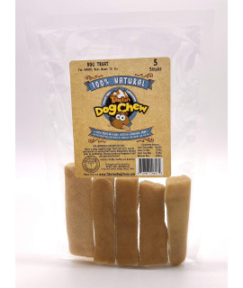 Tibetan Dog Chew Yak Cheese Sticks - Natural Handmade Treats for Small Dogs, Long-Lasting, Easy to Digest with No Additives, Rawhide, Grains, or Gluten, Perfect for Aggressive Chewers, 5 Chews