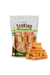 EcoKind Himalayan Yak Cheese Dog Chew, All Natural Premium Dog Treats, Healthy & Safe for Dogs, Long Lasting, Treats for Dogs, Easily Digestible, for All Breeds & Sizes (Small, 8-Pack)