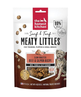 Honest Kitchen Dog Surf and Turf Meaty Lils Beef and Salmon 4oz.