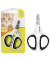 OneCut Pet Nail Clippers, Update Version Cat & Kitten Claw Nail Clippers for Trimming, Professional Pet Nail Clippers Best for a Cat, Puppy,Rabbit, Kitten & Small Dog,Sharp & Safe (Black)