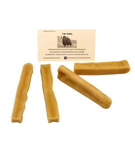 Yak Snak Dog Chews - All Natural Hard Cheese Himalayan Dog Treats - Long Lasting Dog Chews, Made from Yak Milk, Small, Medium. Large & Extra Large Sizes (Small 4-Pack)