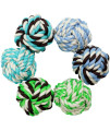 Otterly Pets Puppy Toys Small Rope Balls for Dogs Teething Chew Cotton Toy Ball for Puppies and Dog (6-Pack)