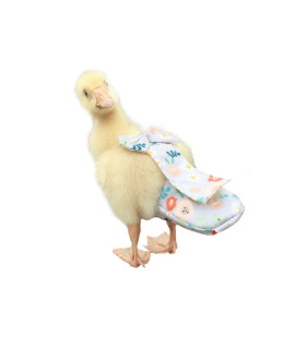 HEZHUO Duck Diapers, Chicken Diapers, Special Diapers for Poultry, Chicken, Duck and Goose Waterproof, Adjustable, Washable and Reusable Diapers,Poultry Supplies, Duck Supplies (L:250?-350?)