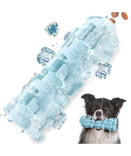 M.C.works Ice Lolly Dog Toys for Aggressive Chewer, Extreme Tough Chew Toys for Large Dogs Heavy Chewers, Water&Milk Freezable Dog Toy, Treat Dispensing Toys