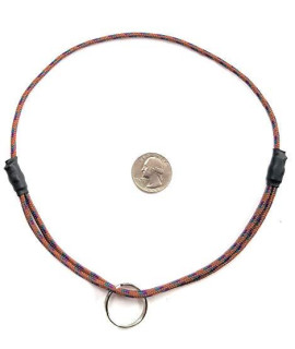National Leash Mountain Rope Dog ID Collar- Mt. Bachelor Brown- Medium (14-20) Ultra Lite