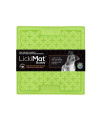 LickiMat Classic Buddy, Slow Feeder for Dogs, Lick Mat, Boredom Anxiety Reducer; Perfect for Food, Treats, Yogurt, or Peanut Butter. Fun Alternative to a Slow Feed Dog Bowl, Green