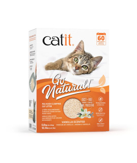 Catit Go Natural Pea Husk Clumping Cat Litter 14.8 lb, Natural