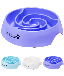 PETDURO Slow Feeder Dog Bowls for Large Dogs 4 Cups - Heavy Duty Dog Food Bowls for Medium Sized Dog - Maze Puzzle Slow Feeding Dog Bowl Accessories Stuff to Slow Down Eating for Fast Eaters