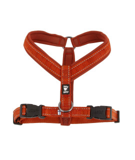 Hurtta Casual Padded Dog Y-Harness, Comfortable Everyday Harness, Cinnamon, 70cm