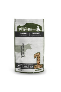 Mini-PureBites Freeze Dried Beef Dog Treats Only 1 Ingredient 85g