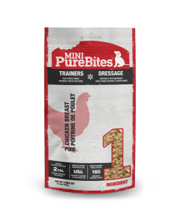 Mini-PureBites Freeze Dried Chicken Dog Treats Only 1 Ingredient 60g