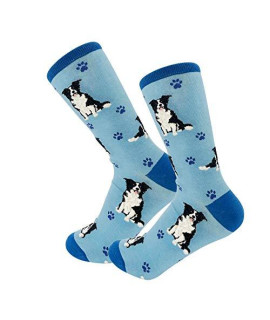 Pet Lover Socks - Fun - All Season - One Size Fits Most - For Women And Men - Dog Gifts (Border Collie)