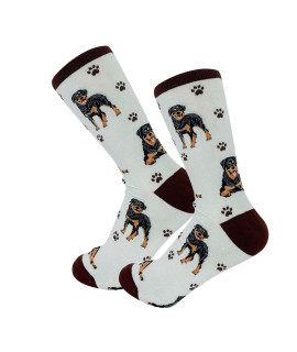 Pet Lover Socks - Fun - All Season - One Size Fits Most - For Women And Men - Dog Gifts (Rottweiler Gifts - Socks)