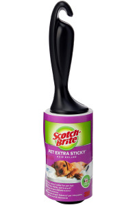 Scotch-Brite Pet Extra Sticky Lint Roller, 48 sheets - Designed for Pet Hair, Easy Tear Sheets, Safe on Fabrics