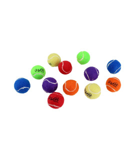 Midlee X-Small Dog Tennis Balls 1.5 Pack of 12 (Solid, 1.5 inch)