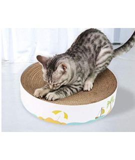 ZXcVWY 40cmx40cmx10cm cat Scratching Board corrugated Paper cat Litter Bowl-Shaped claw Sharpener Anti-Scratch cat Bed cat Toy